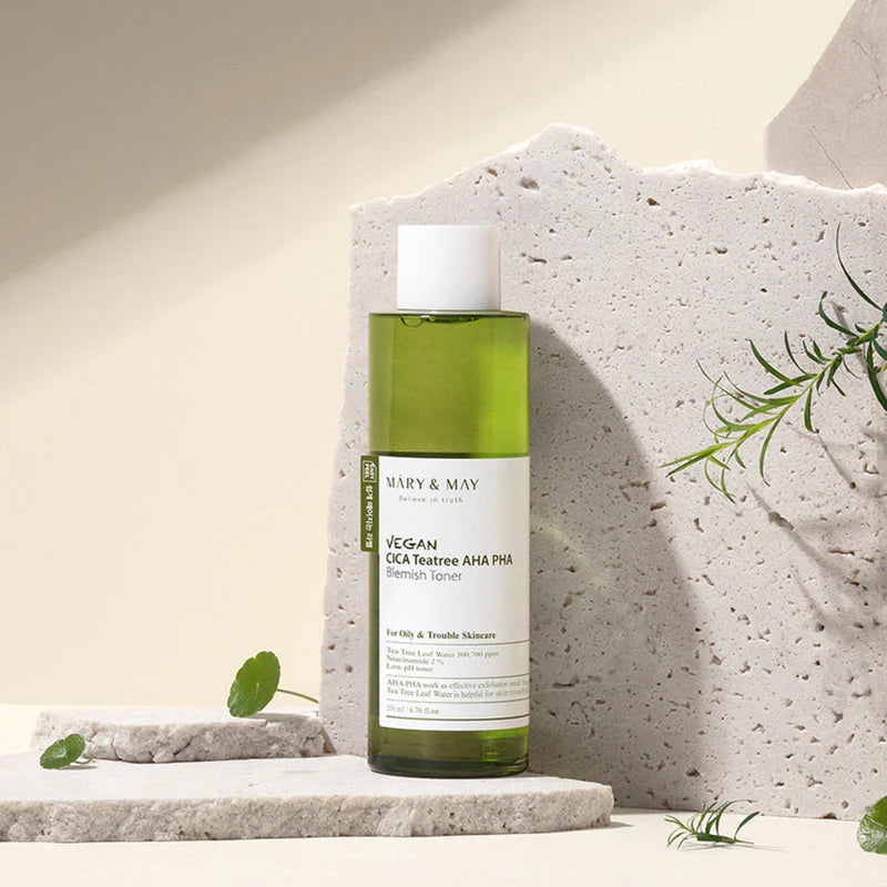 Mary&May Vegan CICA Tea Tree AHA PHA Toner